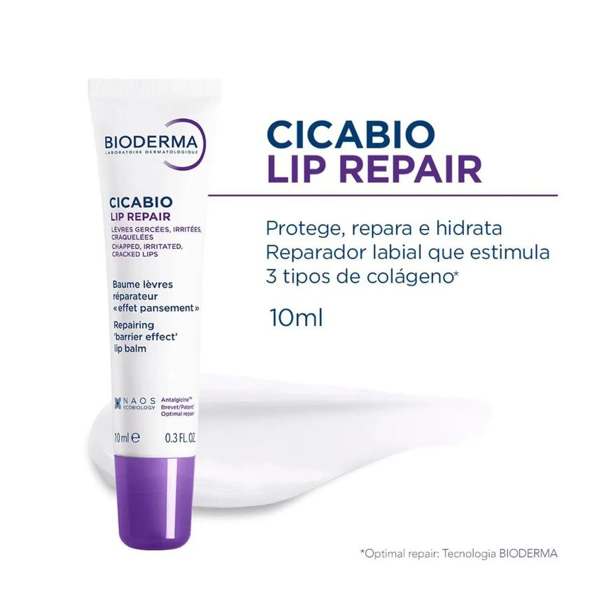 Bioderma Reparador Labial Lip Repair Cicabio 10ml