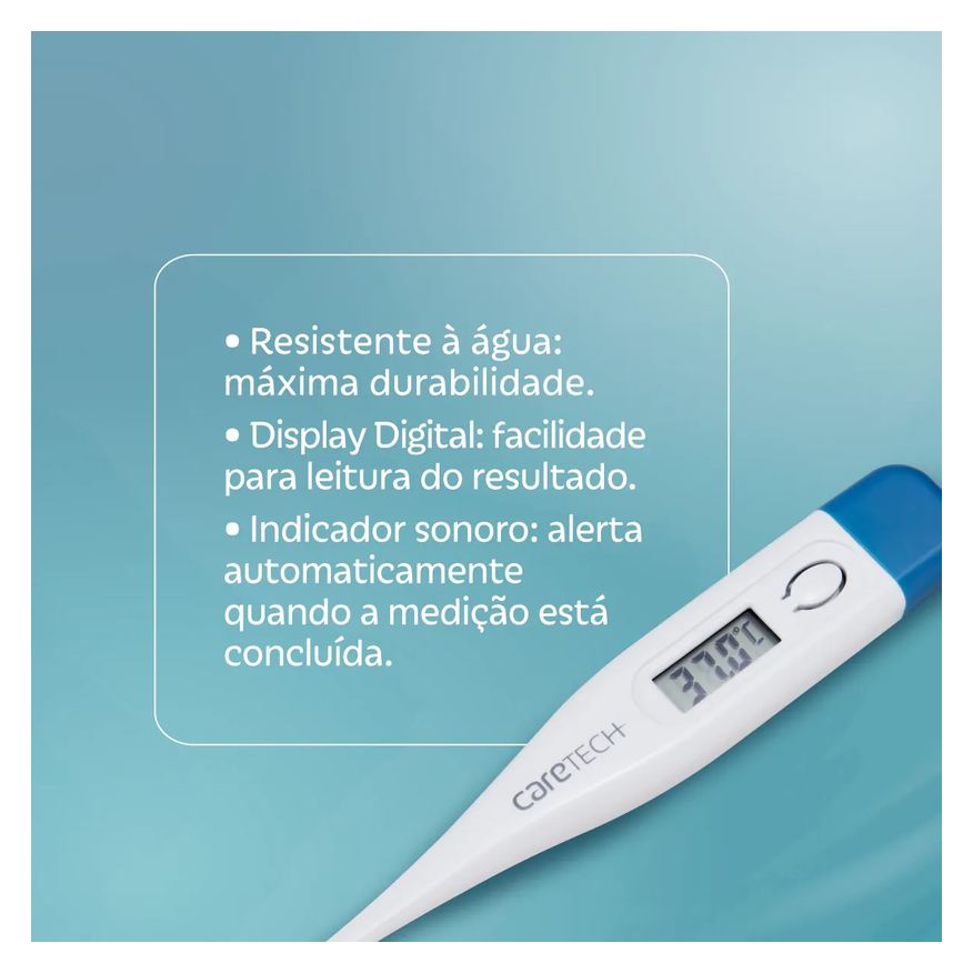 Digital Termômetro Caretech TS-101 Branco 1 Unidade