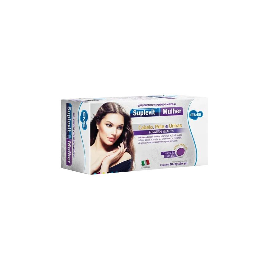 Ems Suplemento Suplevit Mulher com 60 Cápsulas
