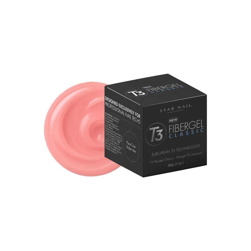 Cuccio Gel Fibra T3 Fibergel Baby Nude Estruturação e Resistência 28g
