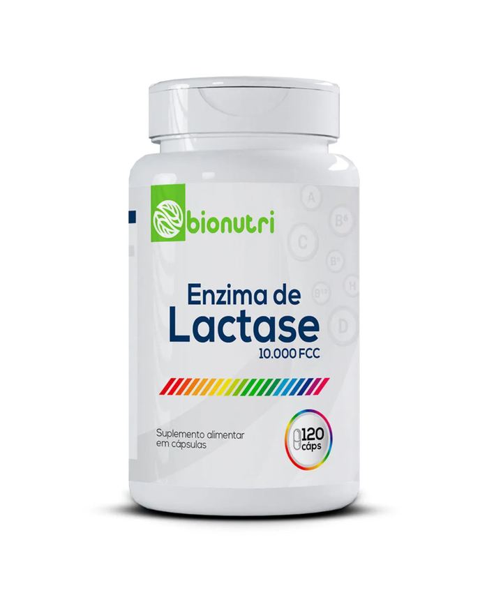 Alimentar Suplemento Enzima de Lactase 10.000fcc 120 cápsulas Bionutri