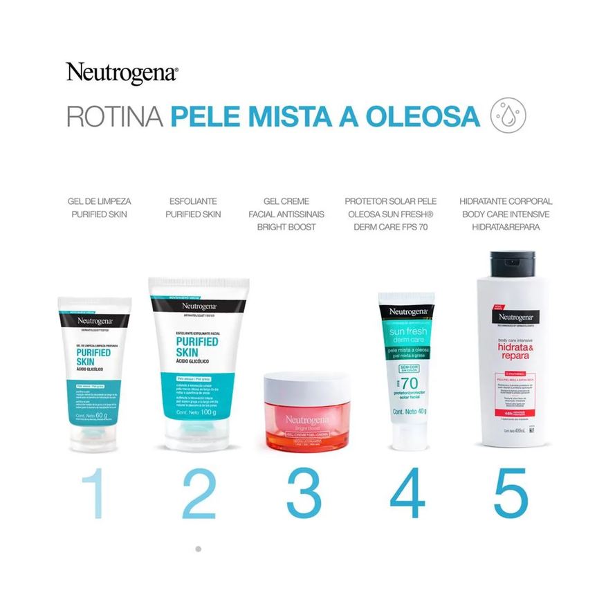 Neutrogena Esfoliante Facial Purificante Purified Skin com 100g