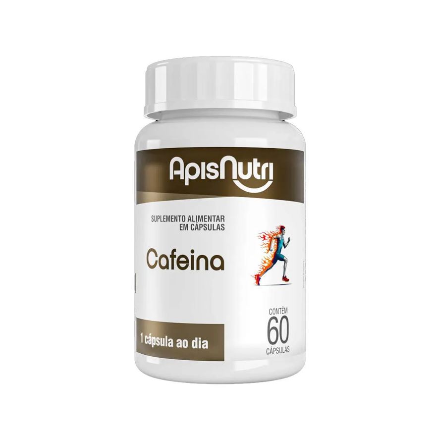 Apisnutri Suplemento Alimentar Cafeina 60 Cápsulas