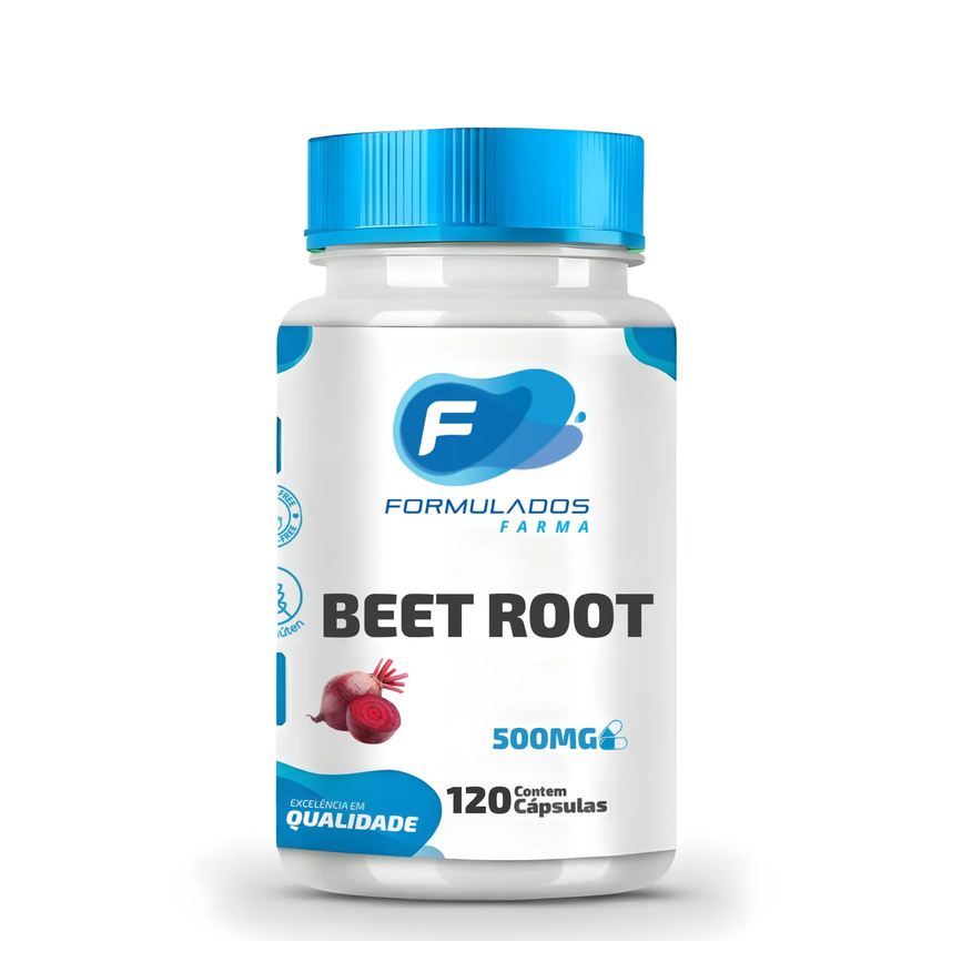 Formulados Farma Beet Root 500mg (extrato de Raiz de Beterraba) 120 cápsulas