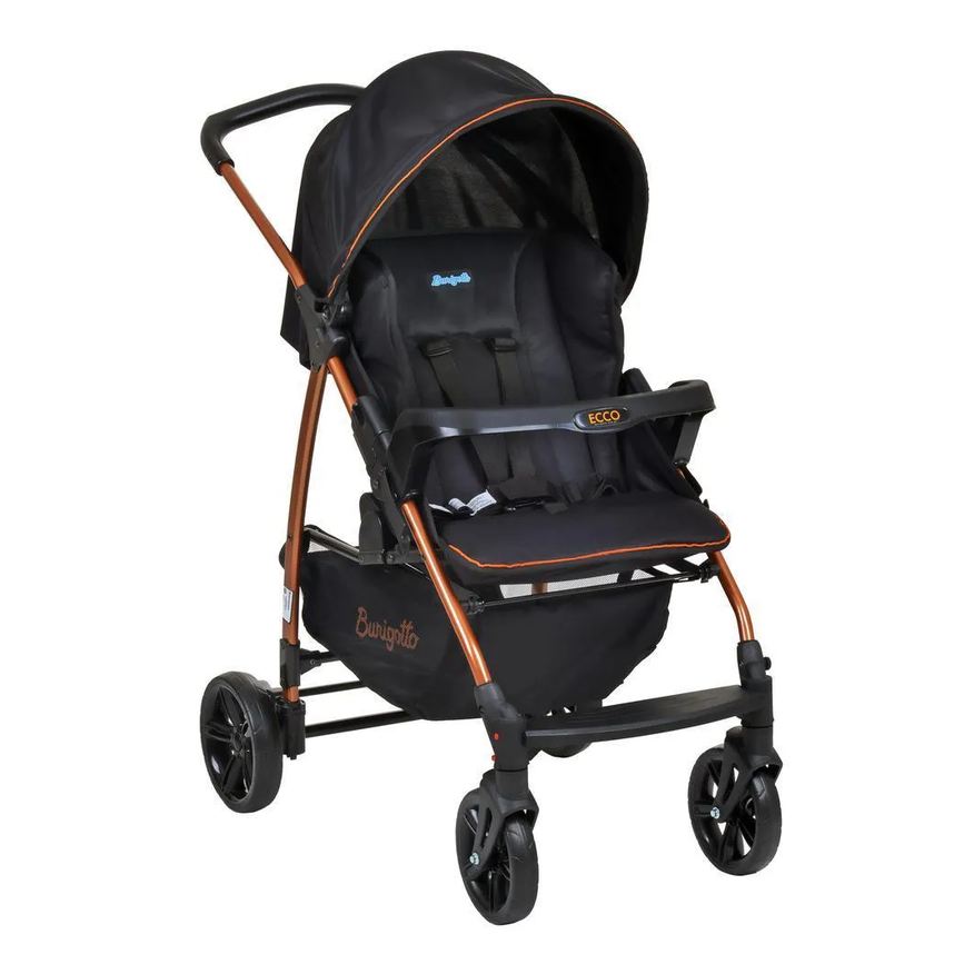 Burigotto Carrinho de Bebê Ecco com Bebê Conforto Touring X Petro Cobre