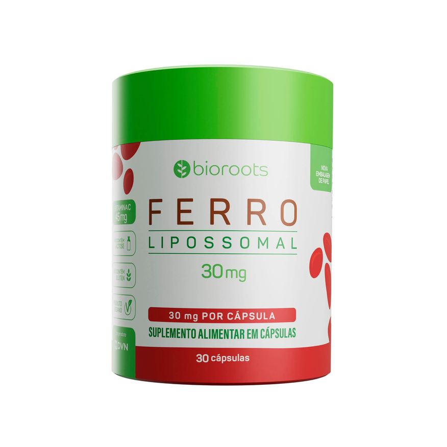 Bioroots Ferro 30mg com 30 cápsulas