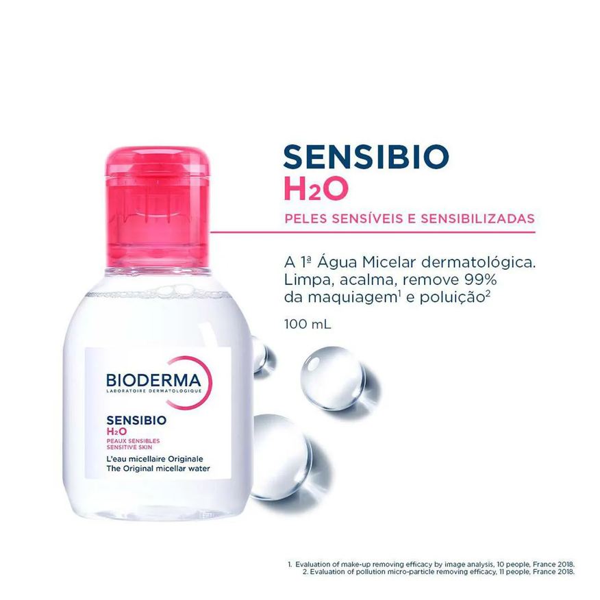 Bioderma Água Micelar Demaquilante Sensibio H2O 100ml