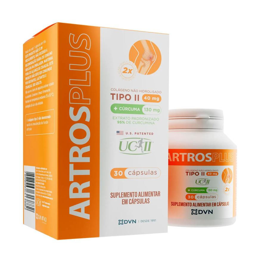 Artros Colágeno Tipo2 Uc-Ii 40mg + Cúrcuma 30 Cápsulas - Plus