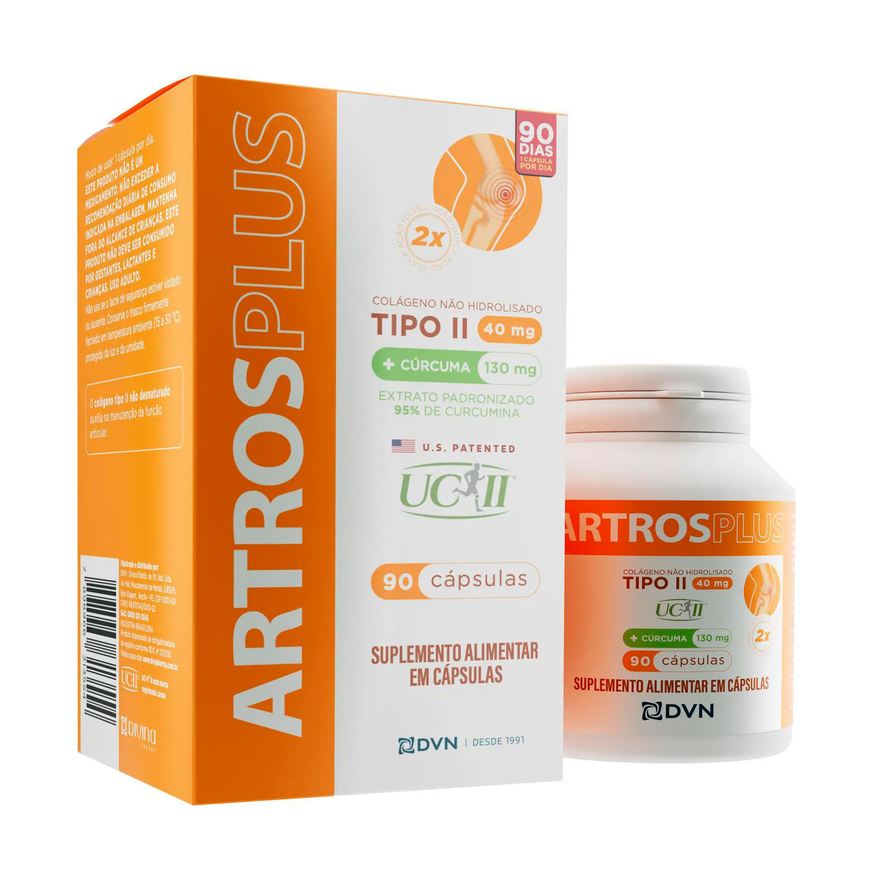Artros Colágeno Tipo2 Uc-ii 40mg+cúrcuma 90 cápsulas - Plus