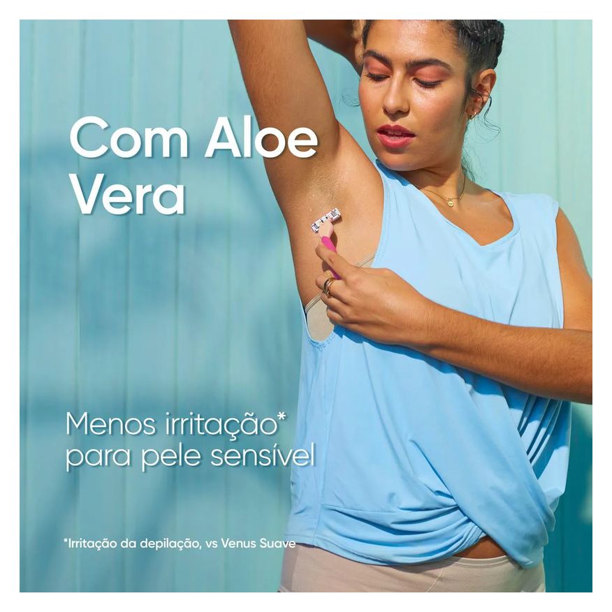 Gillette Kit Depilador Descartável Venus Suave 4 unidades + Vênus Íntima 2 unidades