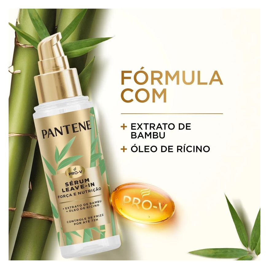 Pantene Sérum Capilar Leave-In Bambu Força e Nutrição 95ml