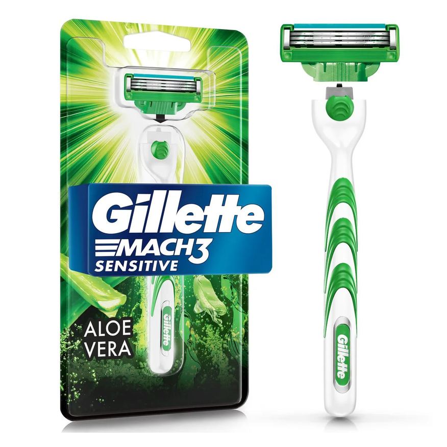 Gillette Aparelho de Barbear Mach3 Sensitive com 1 unidade