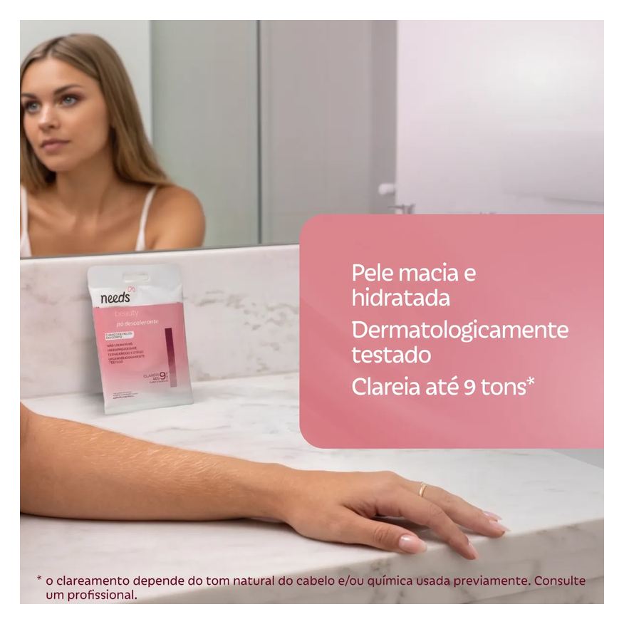 Needs Pó Descolorante Beauty 50g