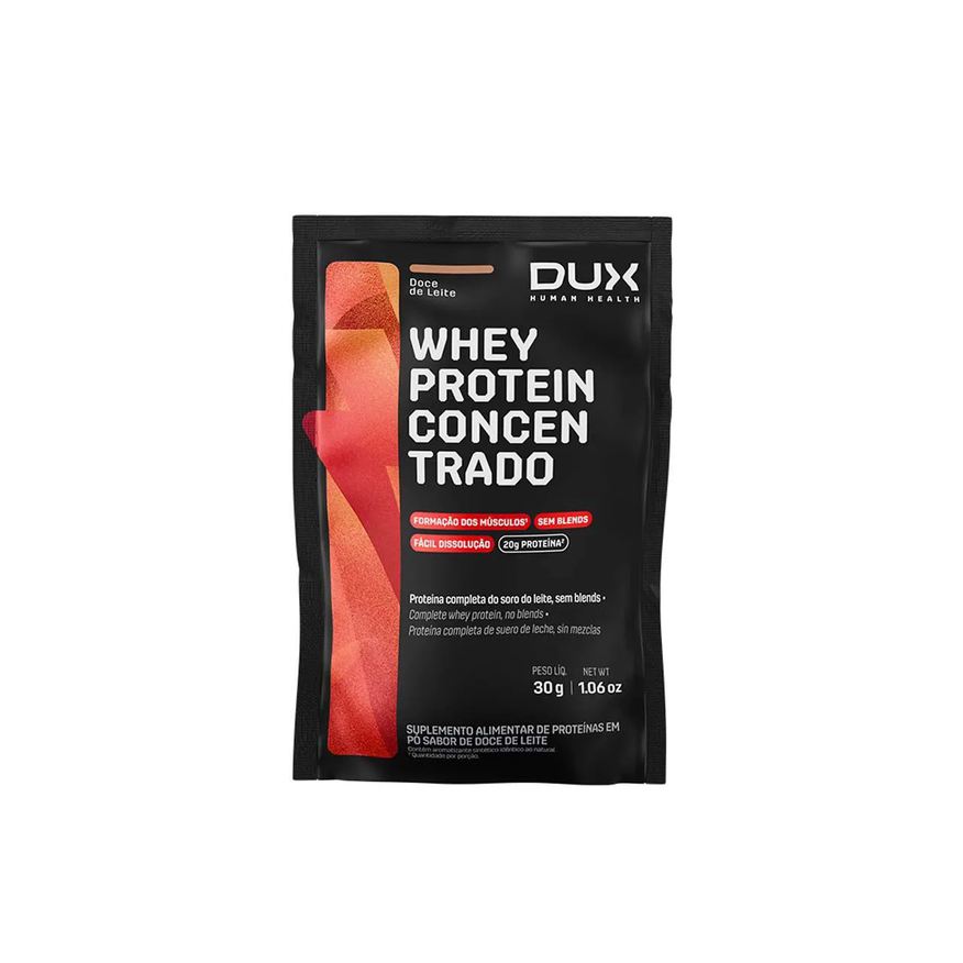 Dux Whey Protein Concentrado Doce de Leite Sachê 30g