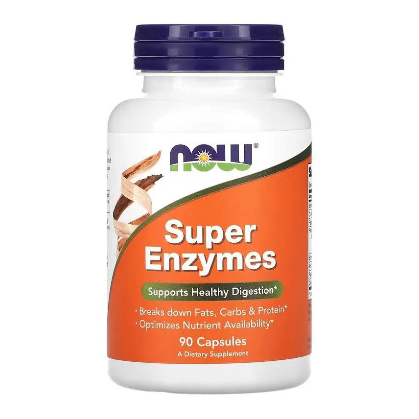 Enzymes Super Enzimas Digestivas Superenzimas 90 Cápsulas Now Foods