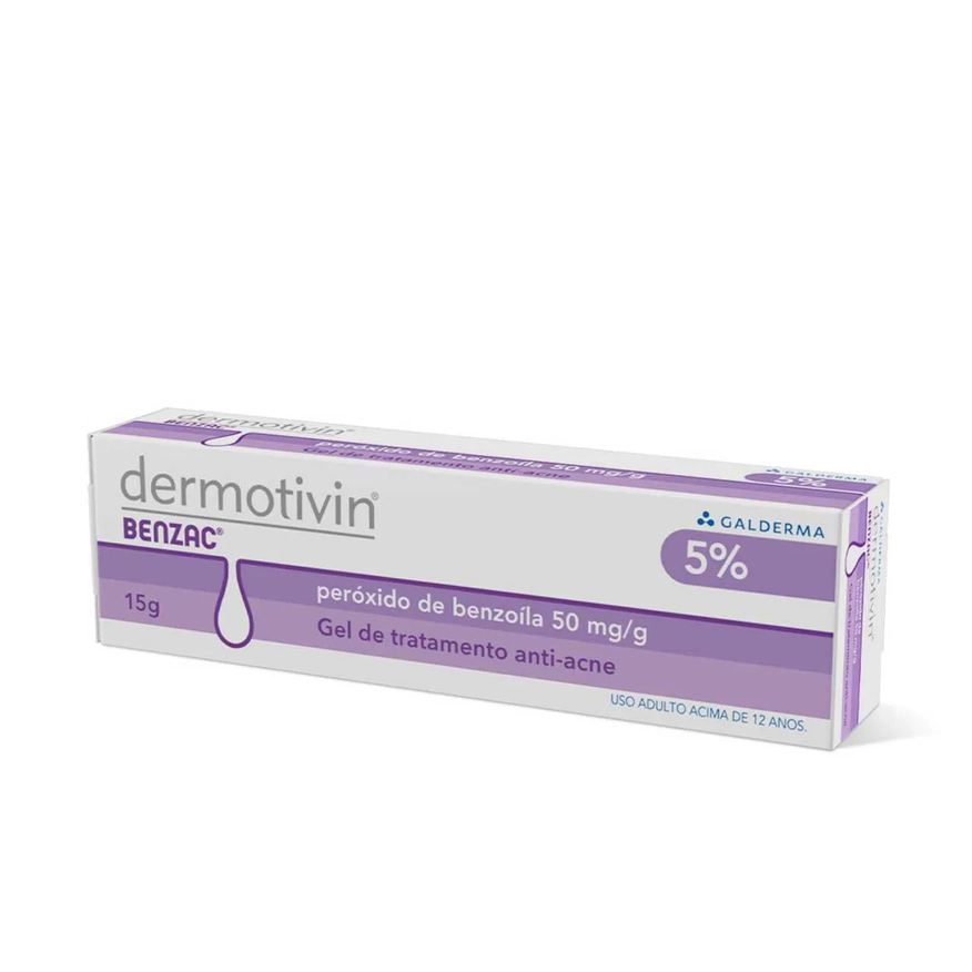 Dermotivin Gel de Tratamento Antiacne Benzac com 15g