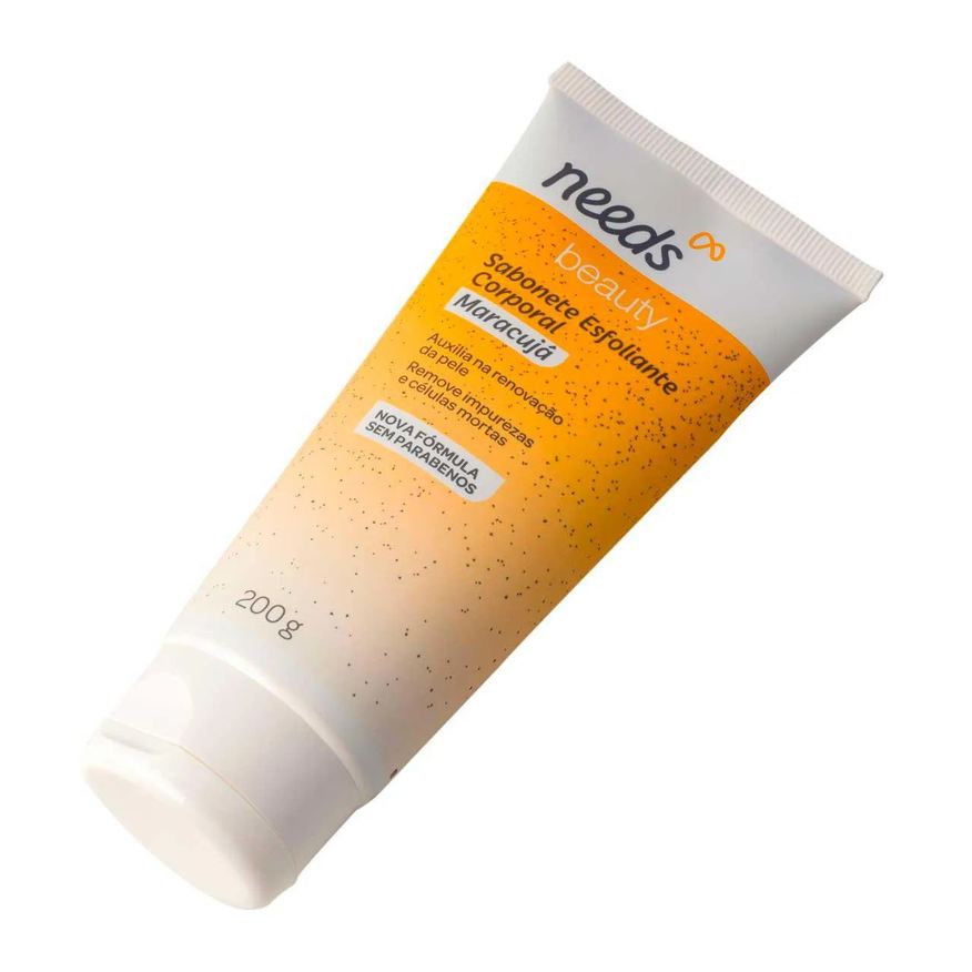 Needs Sabonete Esfoliante Beauty Maracujá 200ml