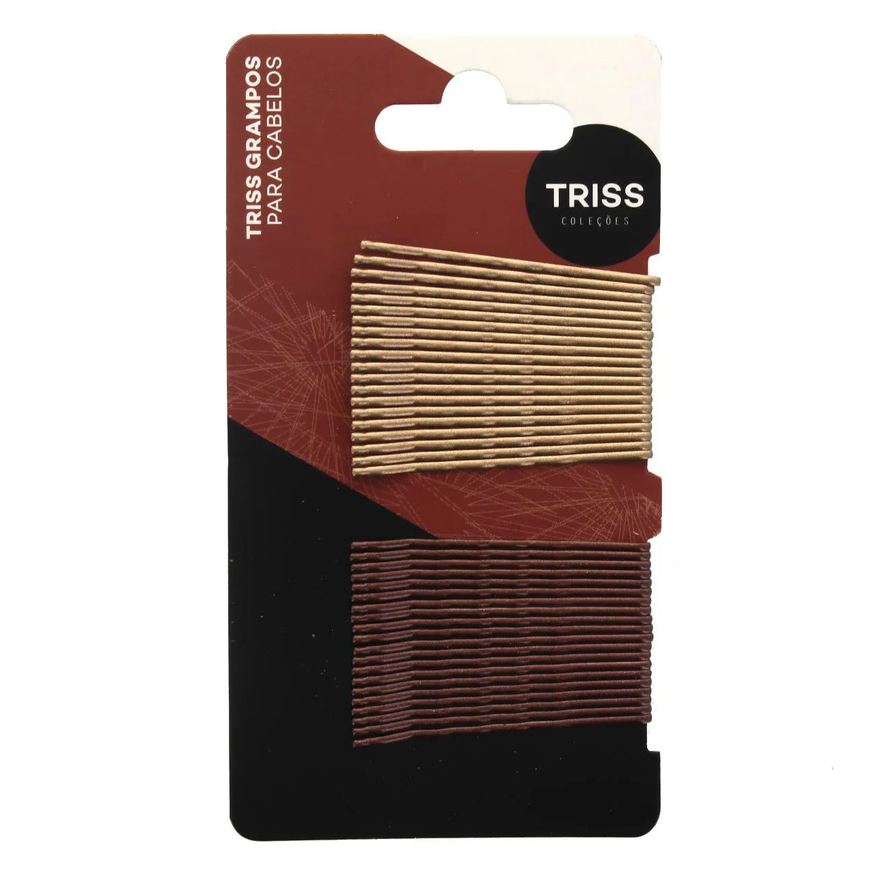 Triss Grampo de Cabelo Dourado/Cobre 40 Unidades