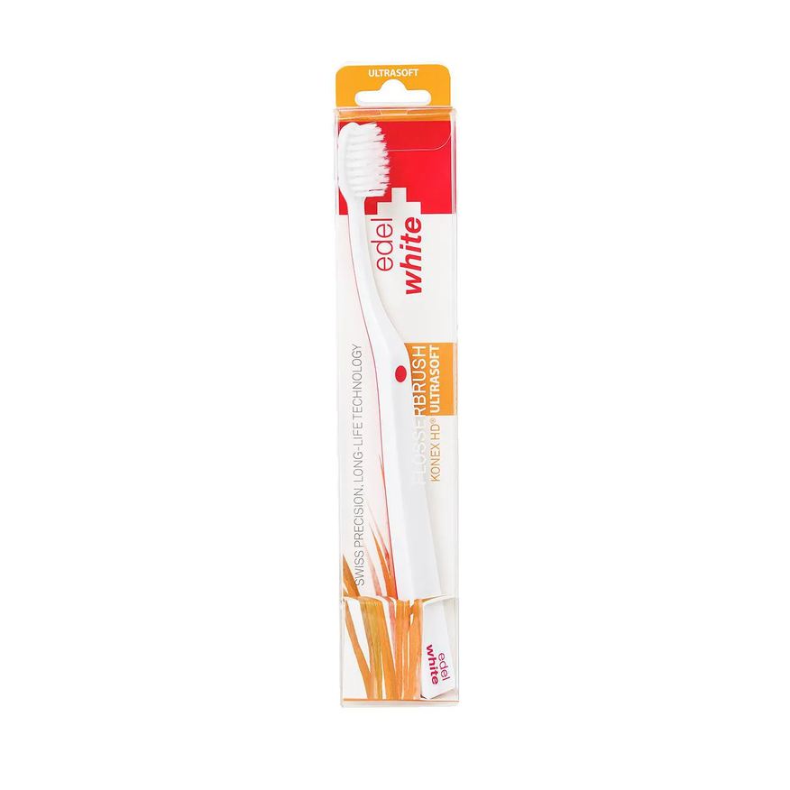 Edel White Escova de dentes Flosserbrush Ultrasoft EW-VSD