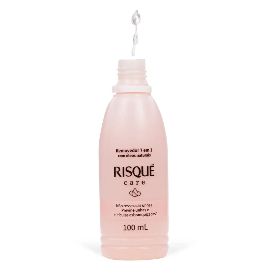 de Removedor Esmalte Risqué Care 7 em 1 - 100ml