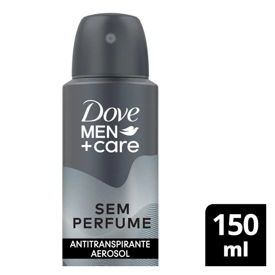 Dove Men Desodorante Antitranspirante Aerosol +Care Sem Perfume 48h 150ml