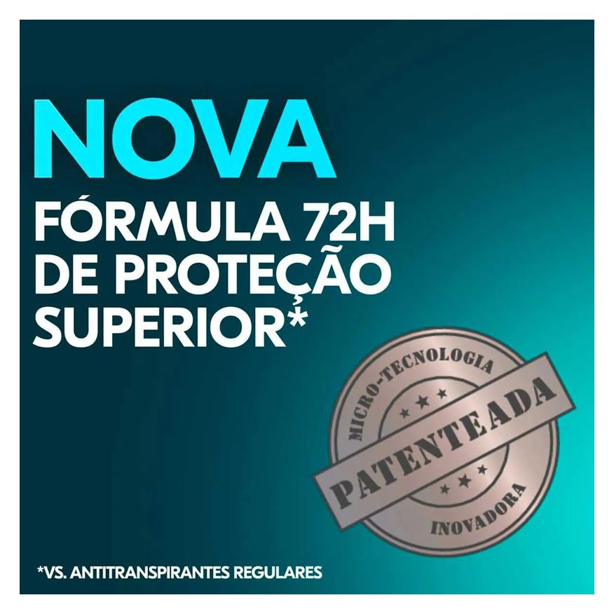 Rexona Desodorante Antitranspirante Aerosol Men Sem Perfume 72h 150ml