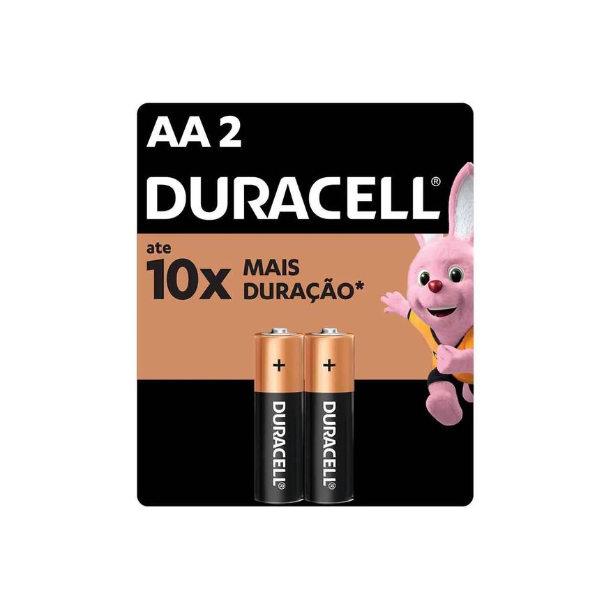AA Pilha Duracell 2 unidades