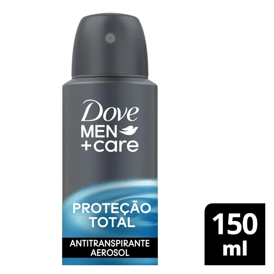 Dove Men Desodorante Antitranspirante Aerosol Dove Men+Care Proteção Total Masculino 72h 150ml