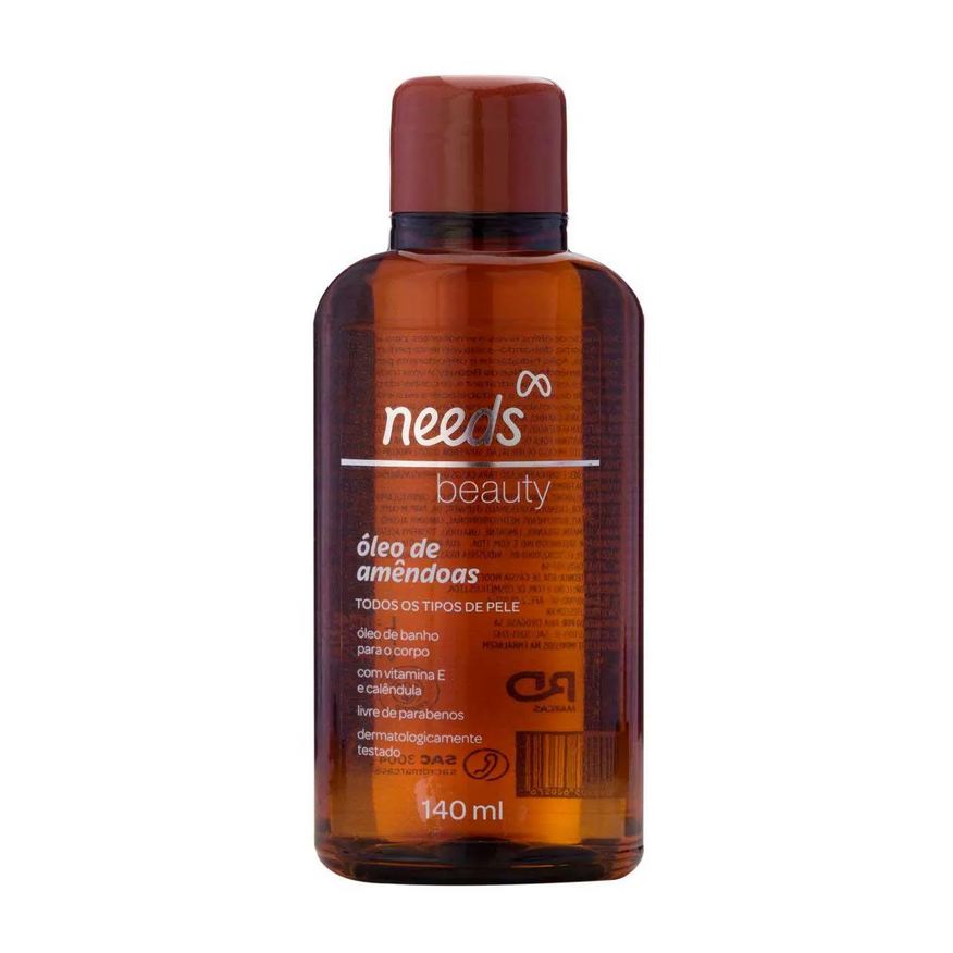 Needs Óleo de Amêndoas Beauty para Banho 140ml