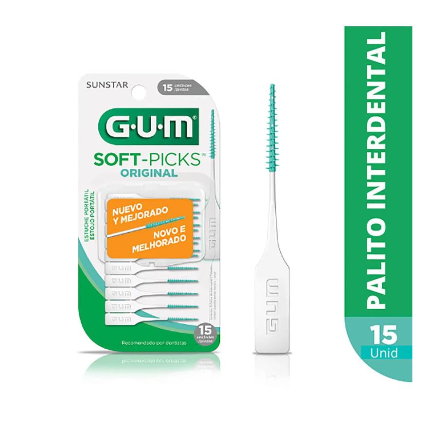 Interdental Palito G.U.M Soft Picks Original 15 unidades