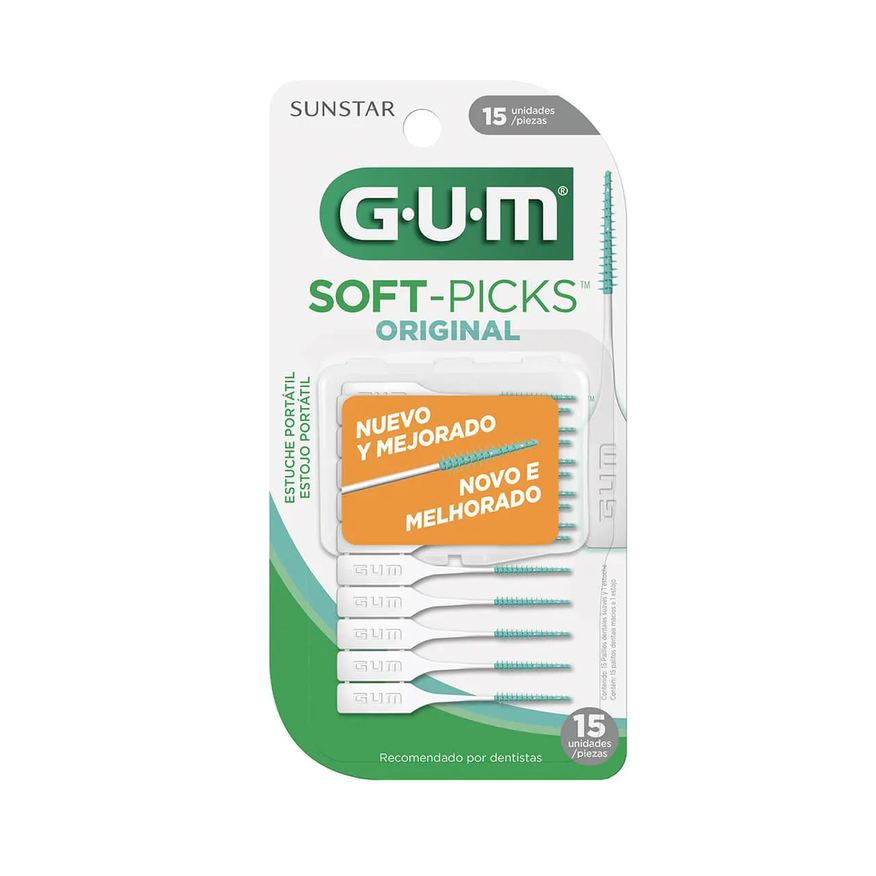 Interdental Palito G.U.M Soft Picks Original 15 unidades