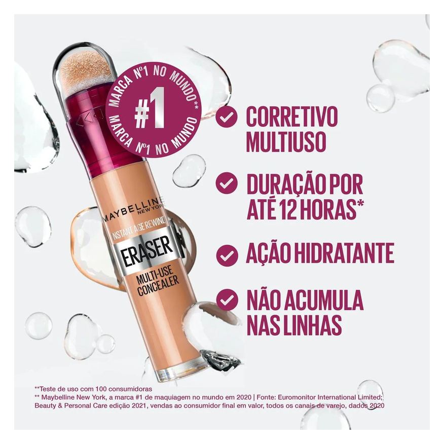 Maybelline Corretivo Líquido Eraser Instant Age Rewind 5,9ml - 140 Honey