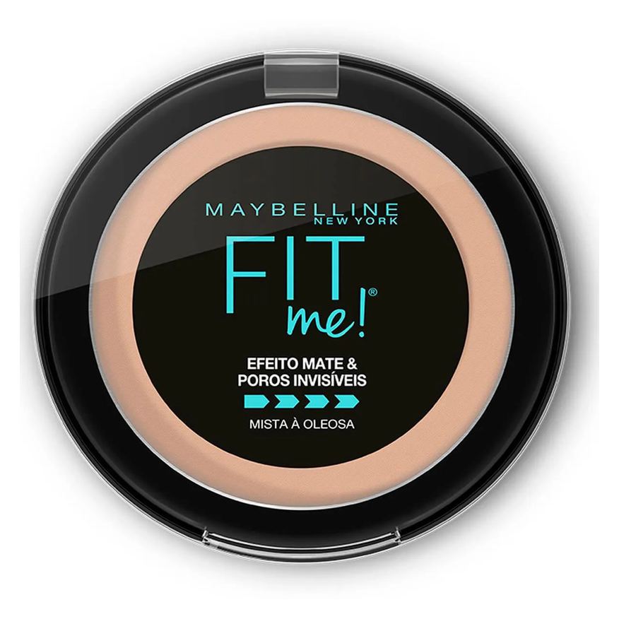 Maybelline Pó Compacto Fit Me N03 Médio Claro Neutro Efeito Mate com 1 unidade