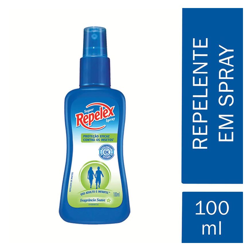 de Repelente Insetos Repelex Family Care Spray 100ml