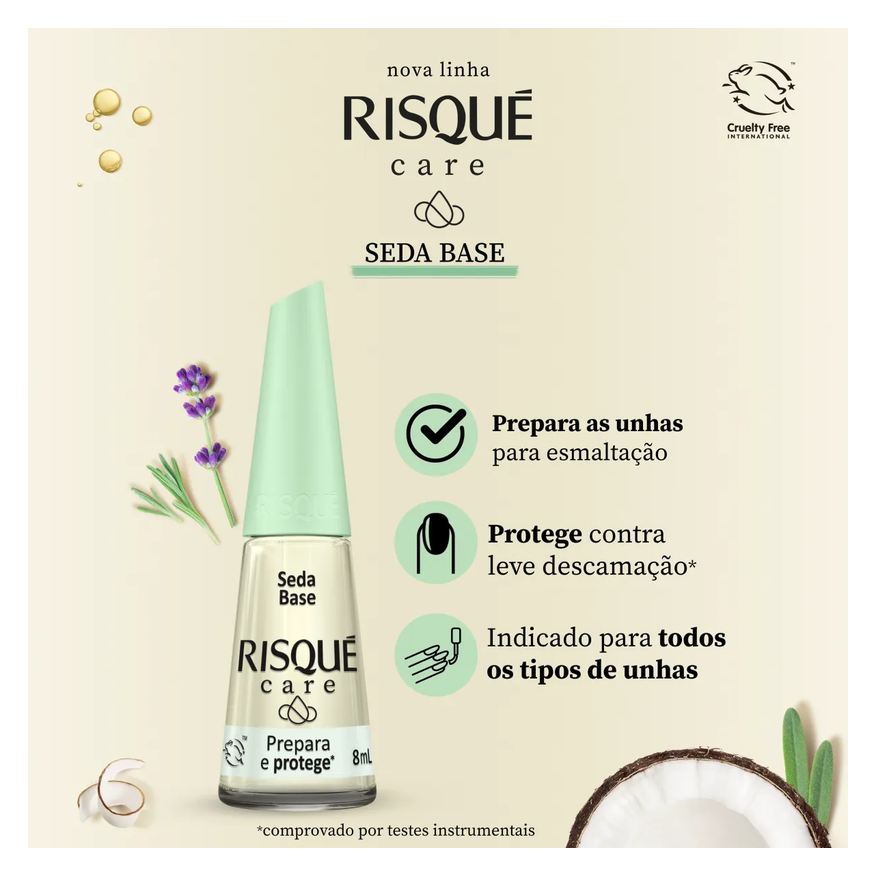 Seda Base para Unhas Risqué Care Base 8ml