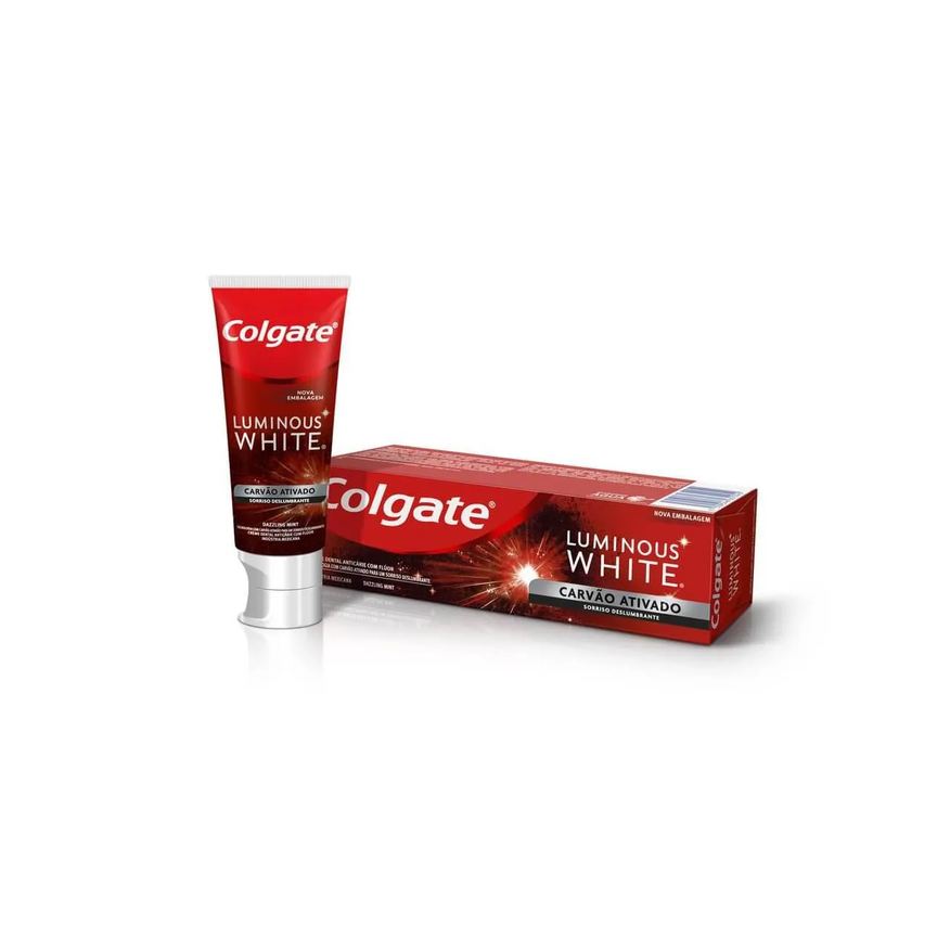 Colgate Creme Dental Luminous White Carvão Ativado 70g