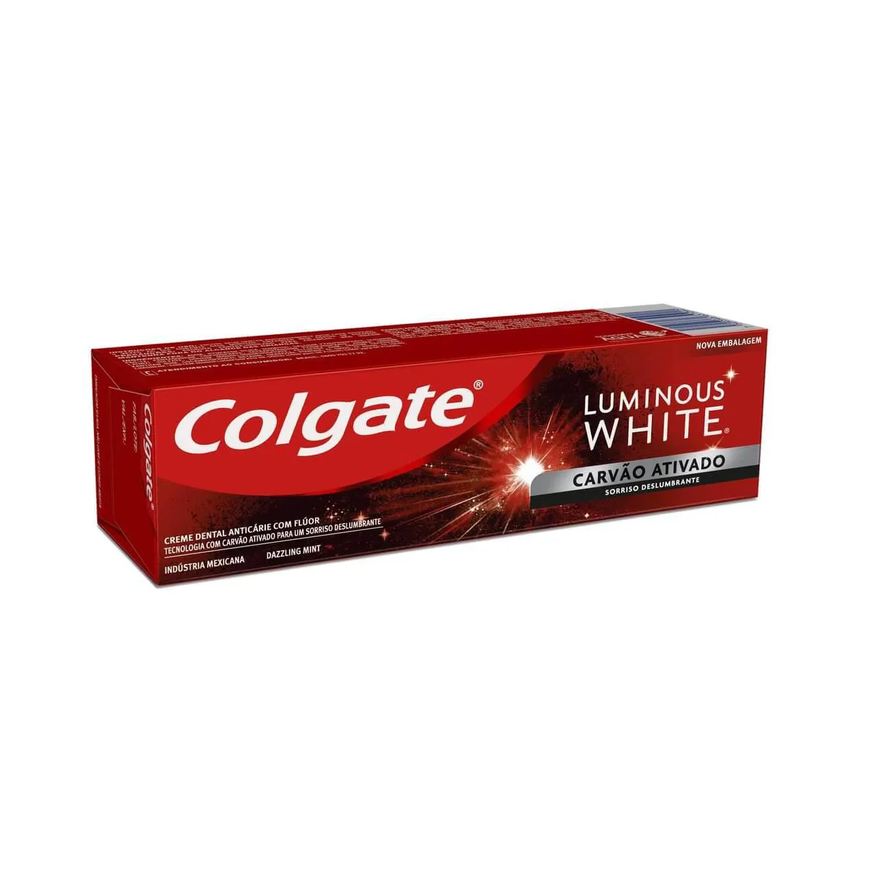Colgate Creme Dental Luminous White Carvão Ativado 70g