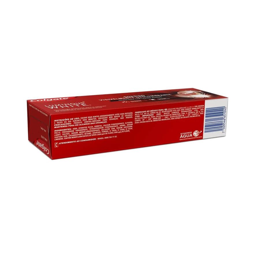 Colgate Creme Dental Luminous White Carvão Ativado 70g