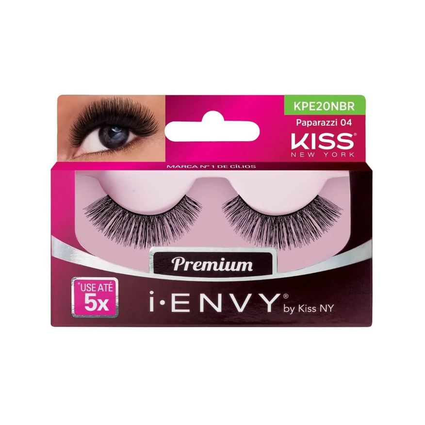 Natura Cílios Postiços Kiss NY I-Envy Au Naturale 01 com 1 par