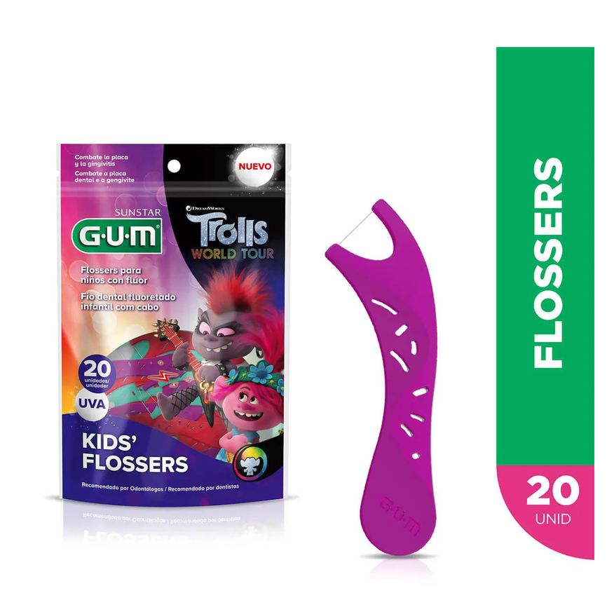 Dental Fio Infantil G.U.M Avengers 40 unidades