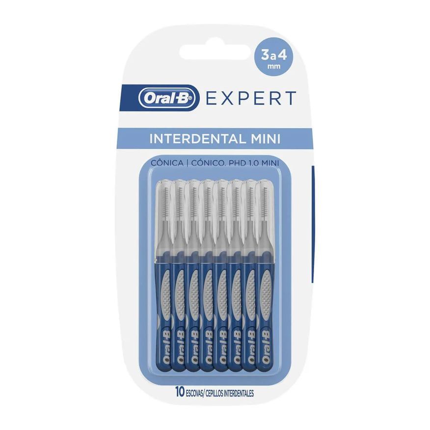 Oral-B Escova de Dente Interdental Expert Mini 3 a 4mm com 10 unidades