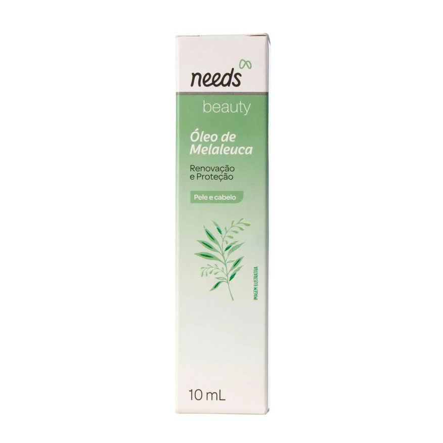 Needs Óleo de Melaleuca Tea Tree Beauty Pele e Cabelo 10ml