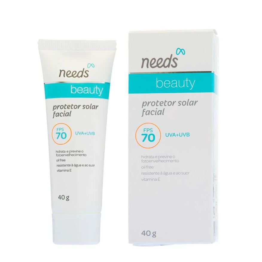 Needs Kit Protetor Solar FPS 70 Facial 40g + Spray Corporal 180ml