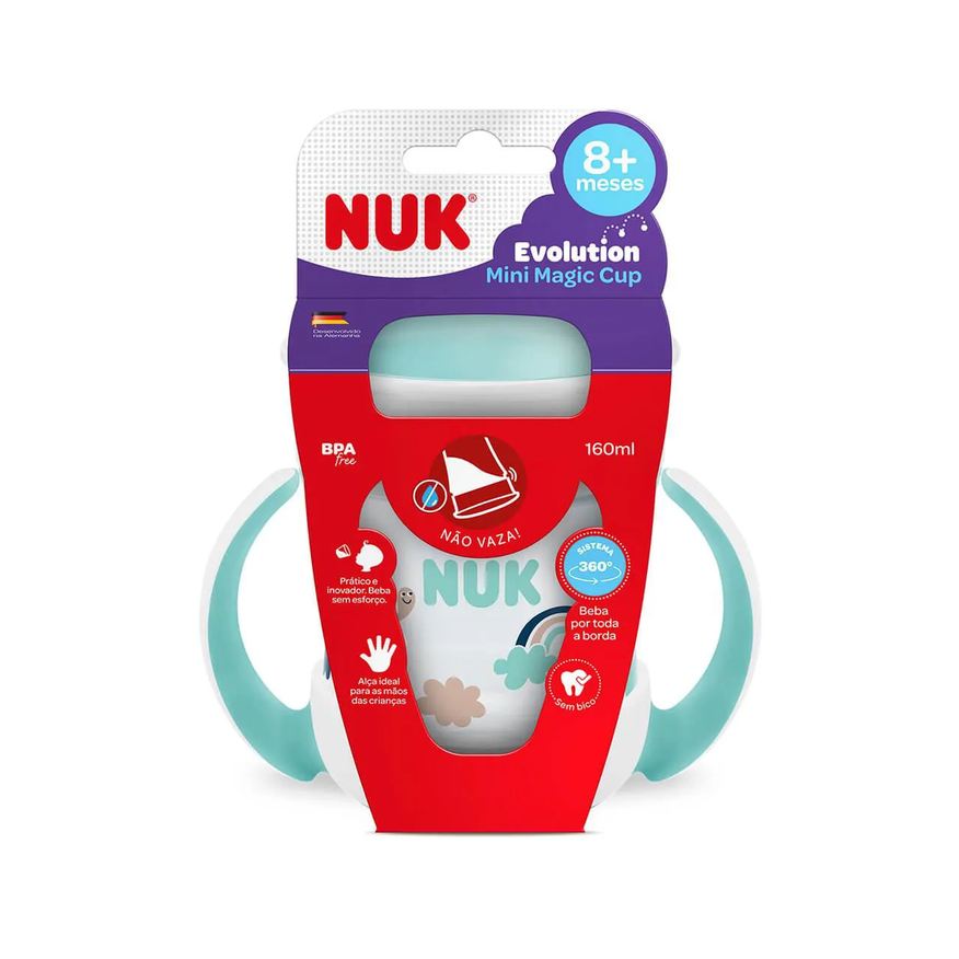NUK Copo Evolution Mini Magic Cup Azul 160ml