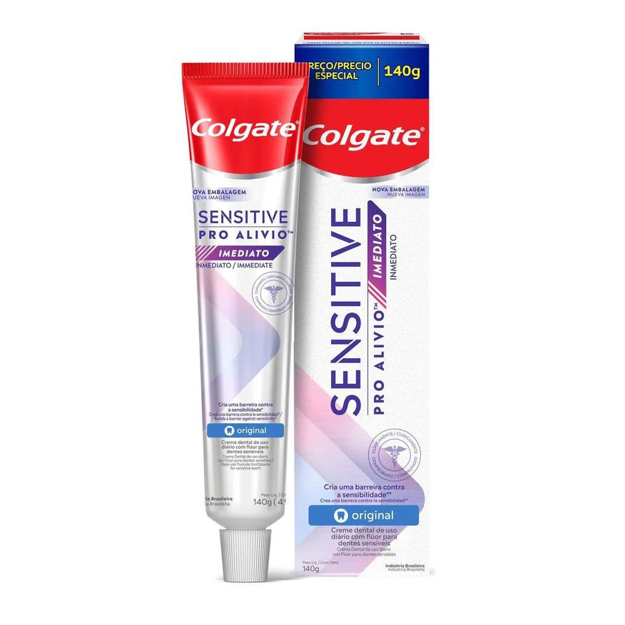 Colgate Pasta de Dente Sensitive Pro-Alívio Imediato com 140g