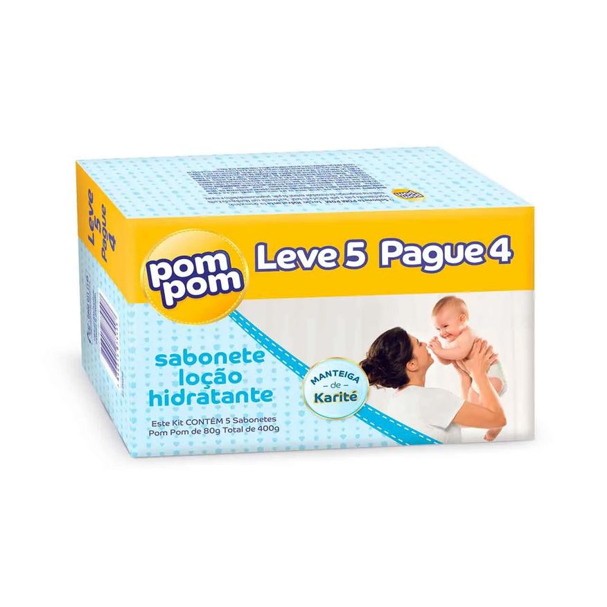 Chá Kit de Bebê Pom Pom Fralda XG com Talco e Sabonete