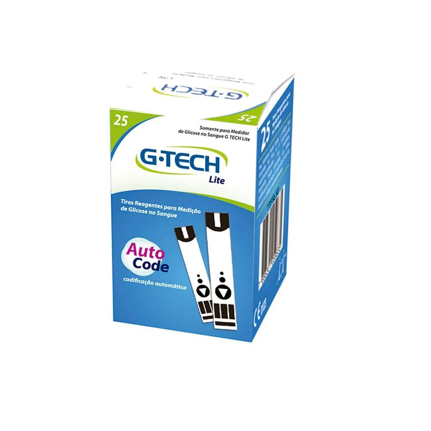 G-Tech Tiras Reagentes para Medição de Glicose Lite 25 unidades