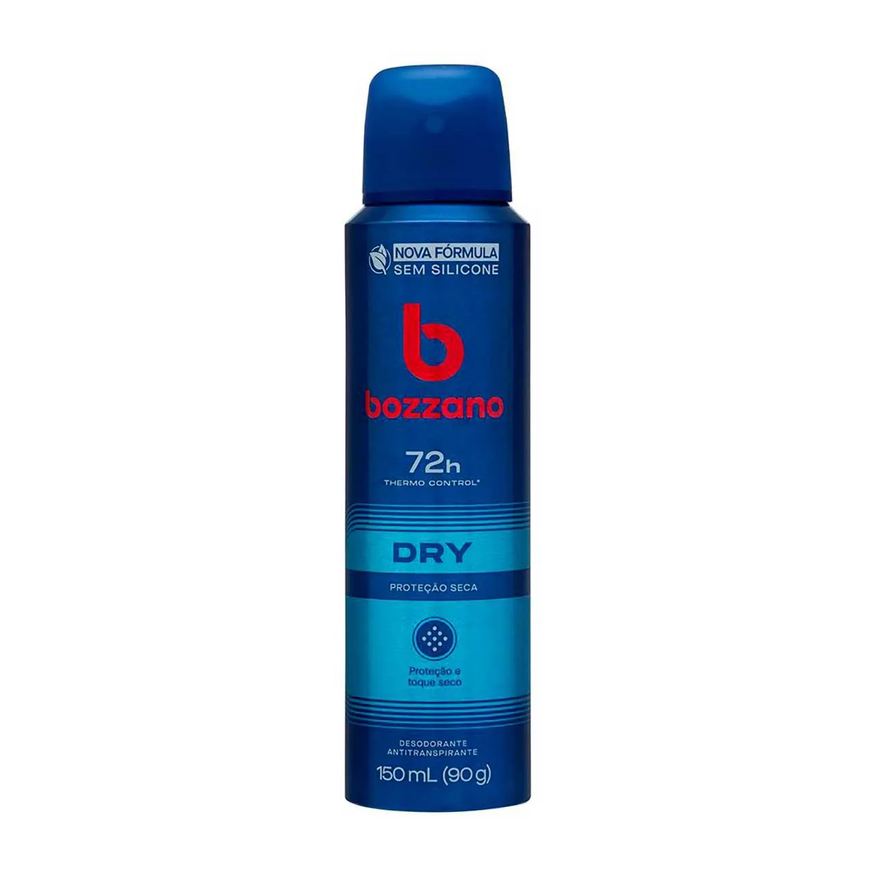 Bozzano Desodorante Antitranspirante Aerosol Dry Masculino 48h 150ml