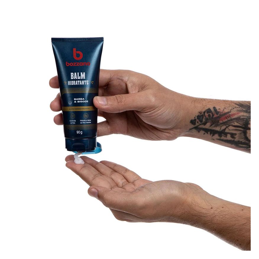 Bozzano Bálsamo Barba e Bigode Hidratante com 90g