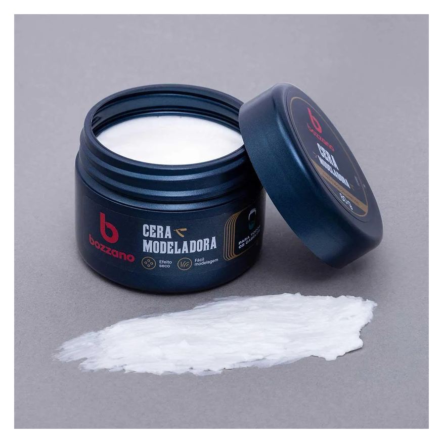 Bozzano Cera Modeladora Capilar Efeito Seco com 80g